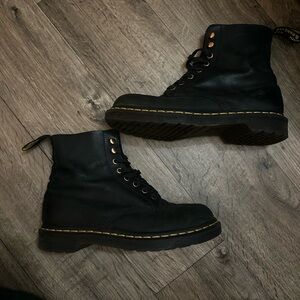 Dr. Martens Black Leather Boots